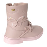 bota infantil world borboleta rosa 2