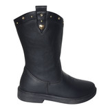 bota infantil feminina ana worldcolors preta 992 3