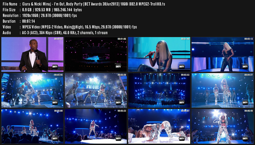 Ciara & Nicki Minaj I'm Out, Body Party [BET Awards 30Jun2013] 1080i DD2.0 MPEG2 TrollHD.ts.2