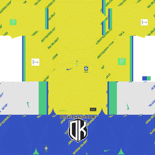 Brazil World Cup 2022 Kits Nike Released Dream League Soccer Kits 2019 (Home).2