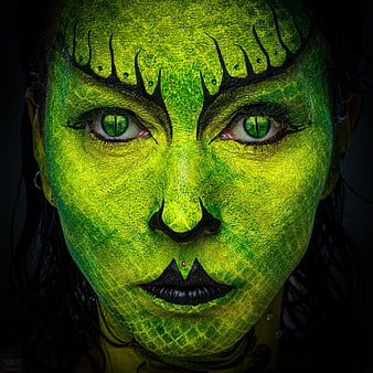 HD wallpaper women body paint snake 500px thomas schulte model face thumbnail.jpg