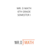 MDM Charter Grade 6 Semester 1