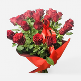 Walentynkowy 20 średnich róż + dek. 350zł Kopia