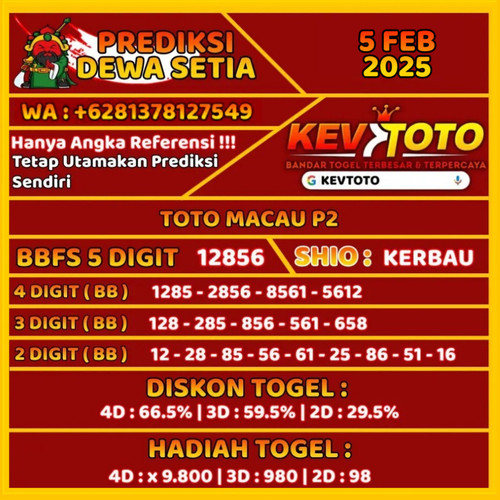 Prediksi Togel 4D Toto Macau P2 Rabu 5 Februari 2025.jpg