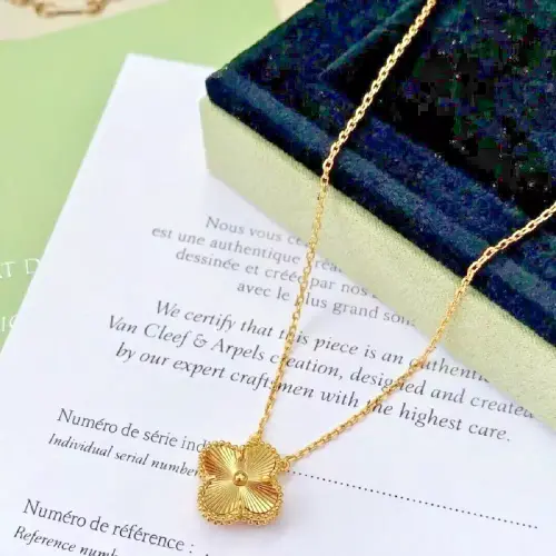 Van Cleef & Arpels Necklace Vintage Alhambra Pendant 18K Yellow Gold6.webp