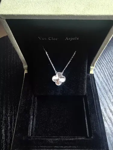 Van Cleef & Arpels Necklace 18K White Gold Pendant5.webp