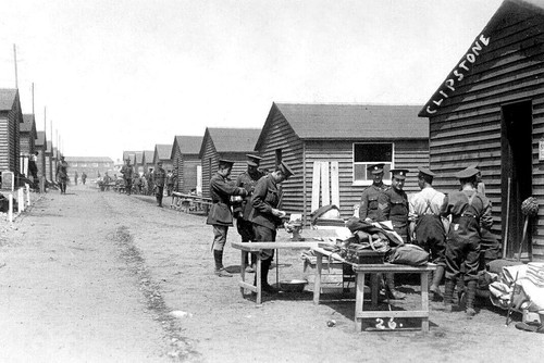 2 x WW1 RP POSTCARDS Views of Clipstone Army Barracks, Nottingham.jpg