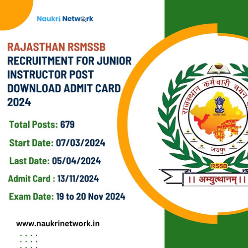 RSMSSB Junior Instructor Vacancy 2024 Exam: Check Admit Card.jpg