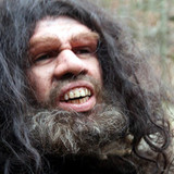 Confused 11 GEICO's caveman actor in costume looking hella confused aka Duhhh Huh Say What