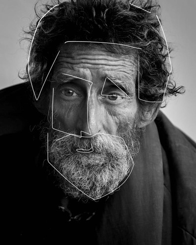 homeless man color poverty