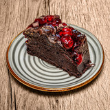 10403076 z pieca rodem Food ciasto czekoladowe z wisniami 1x1