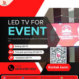 Sewa TV LED untuk Acara Keluarga atau Bisnis, Praktis dan Murah!