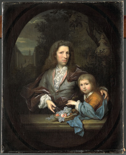 Boonen, Arnold Jan van de Poll (1668 1745) и его сын Harmen Hendrick (1697 1772), 1729, 48,5 cm х 39