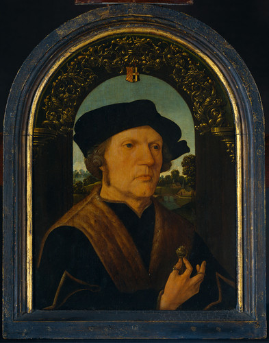Cornelisz van Oostsanen, Jacob Jan Gerritsz van Egmond , судебный пристав Ньюбурга, 1523, 42,4 cm х 