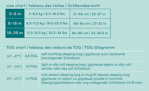 AA BTQ Sl Bag Sizes