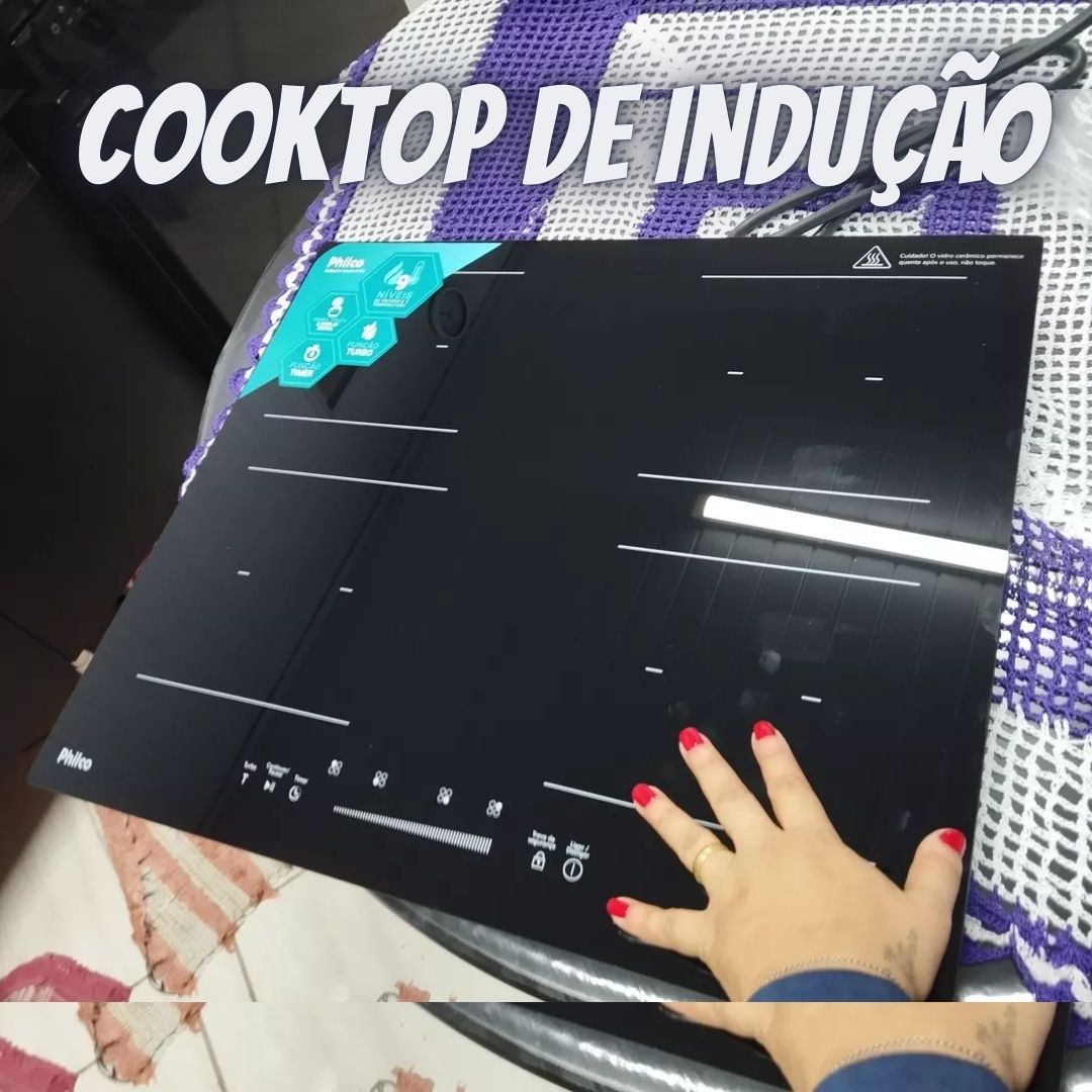 Cooktop de Indução Philco PCTQ1 Função Turbo 220V