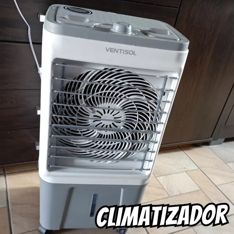 Climatizador Ar Frio Portátil Evaporativo 16 Litros Umidificador 110V Ventisol Clin 16 127V