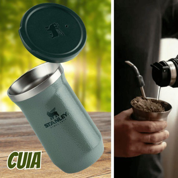 Stanley Cuia Térmica Hammertone Green | 200ml