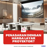 penasaran dengan harga layar proyektor