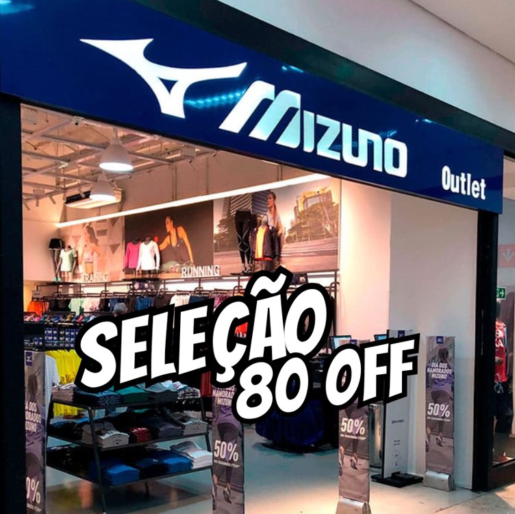 Seleção De Itens Na Mizuno Com R$ 80 Off