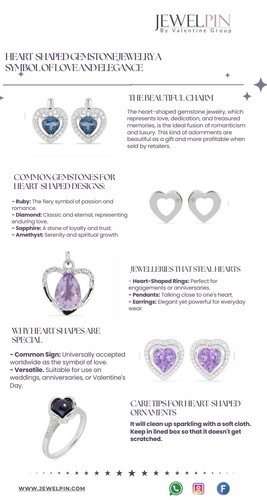 Valentine Heart Shaped Gemstone Jewelry A Symbol Of Love and Elegance JewelPin.jpg