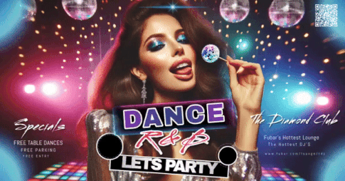 CLUB dance PARTY INVITATION VIDEO TEMPLATE.gif