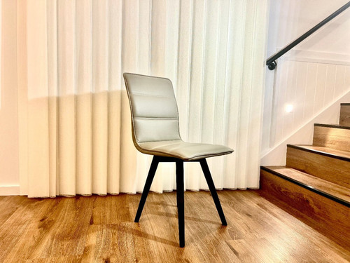 Sydney Armless Dining Chair - Olive PU Leather, High Back, Upholstered.jpg