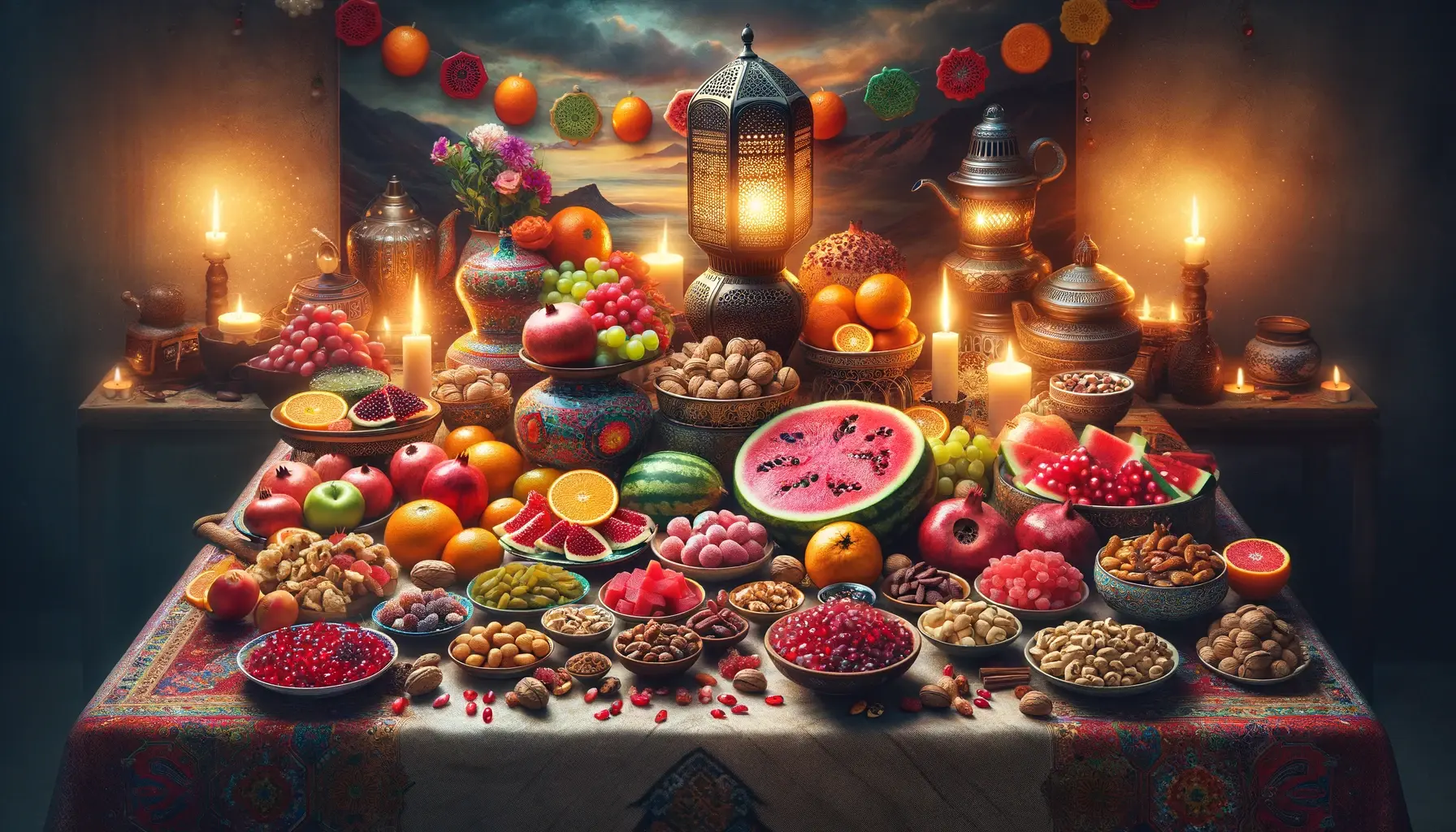 سفره شب یلدا