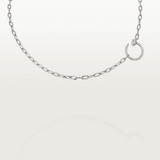 cartier juste un clou chain necklace white gold ref n7413500 416