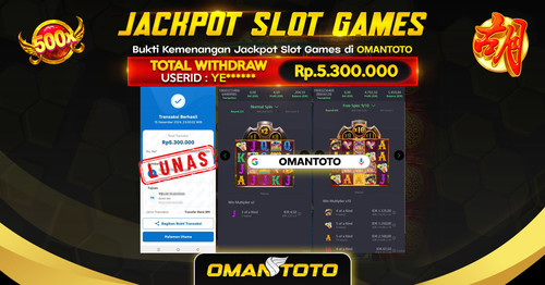 OMANTOTO JACKPOT SLOT GAMES Rp 5.300.000,-