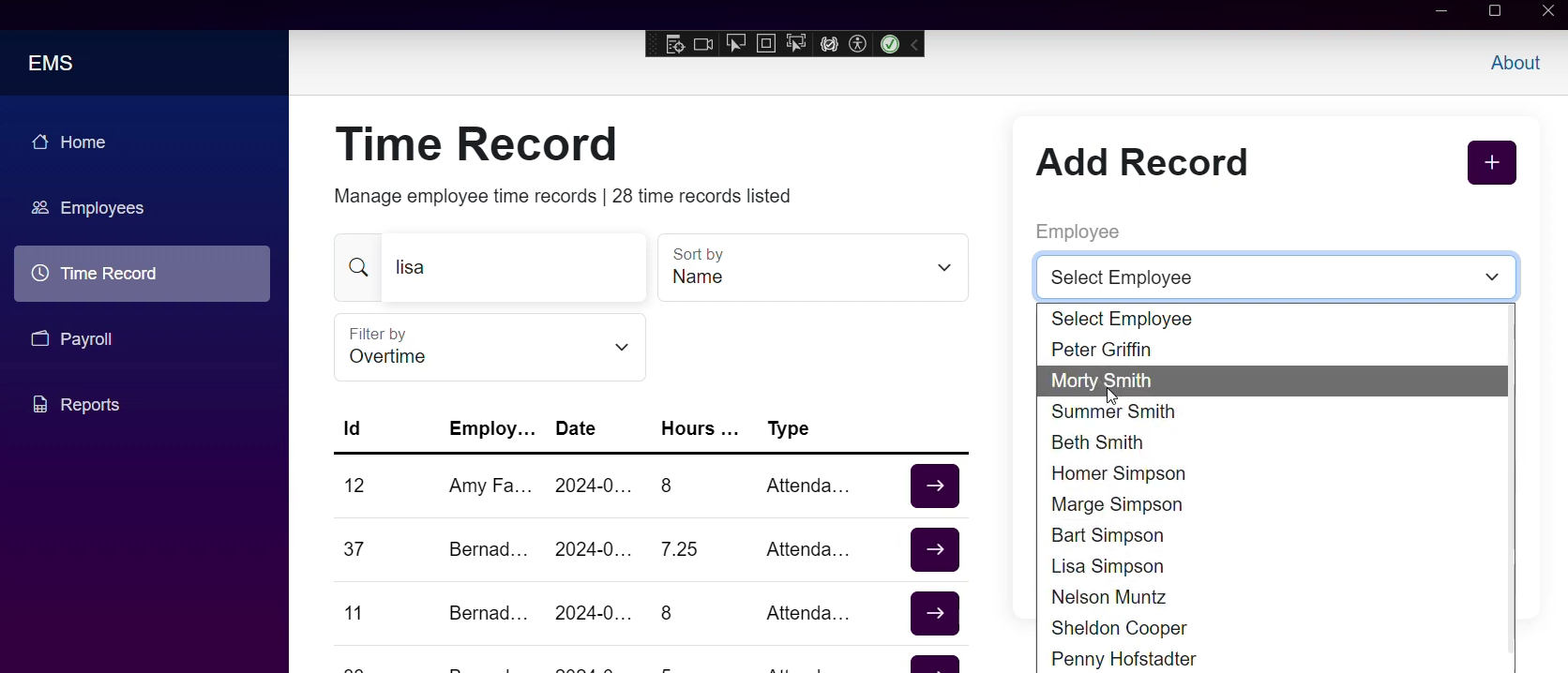 Employee Management System (EMS)