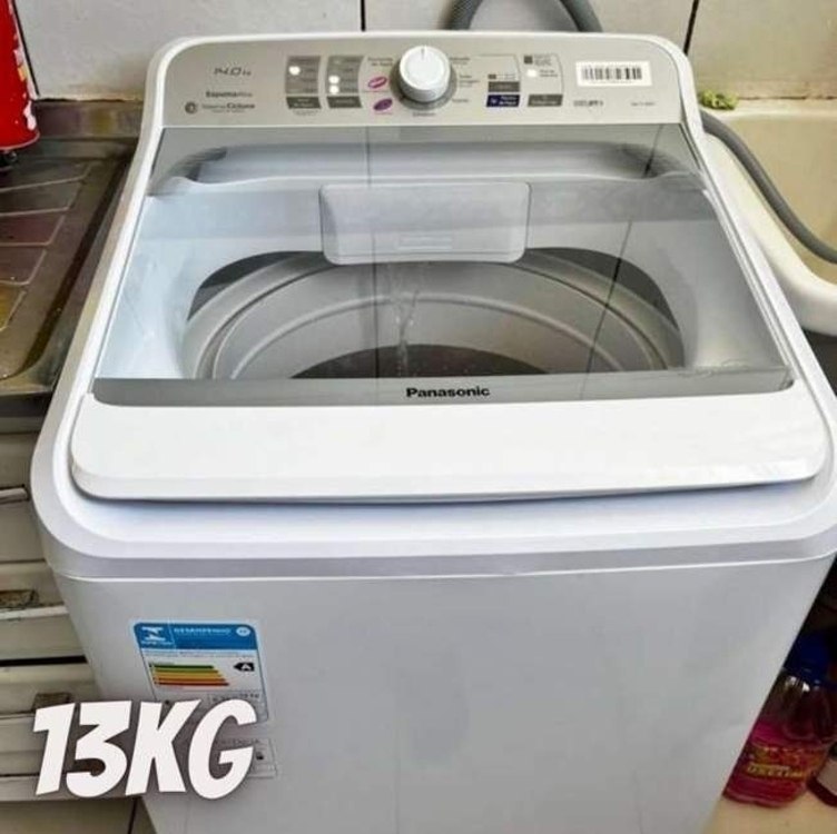 Máquina De Lavar 13kg Panasonic – Na-f130b1w Cor Branco 127v