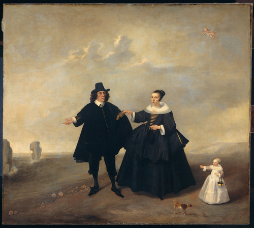 Unknown Портрет пары с ребенком, членов семьи van Beresteyn, 1655, 120 cm х 135 cm, Холст, масло