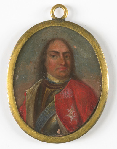 Unknown Портрет князя, 1699, 3,7 cm x 3 cm, Миниатюра на меди