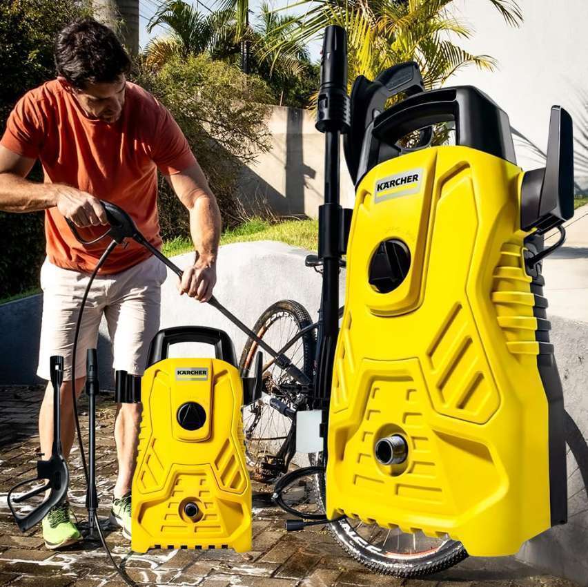 Lavadora De Alta Pressão Kärcher Compacta 1500psi 1400w Cor Amarelo 110V