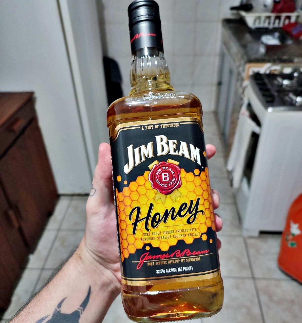 Jim Beam Whisky Honey Bourbon 1L