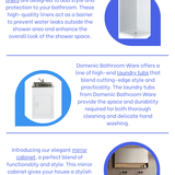 Upgrade Your Bathroom With Domenic Bathroom Ware Shower Liners