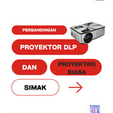 Perbandingan proyektor DLP dan proyektor biasa