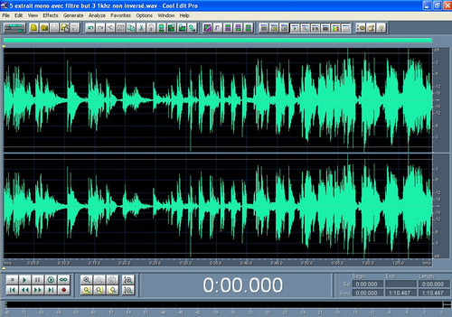 5 cool edit but 3 apres mixage