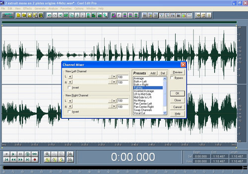 4 cool edit but 3 mixage