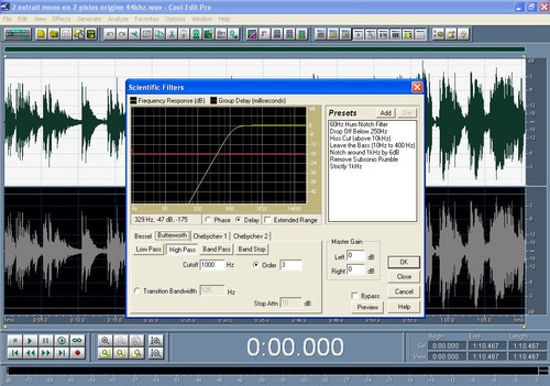 1 cool edit ph but 3 1khz