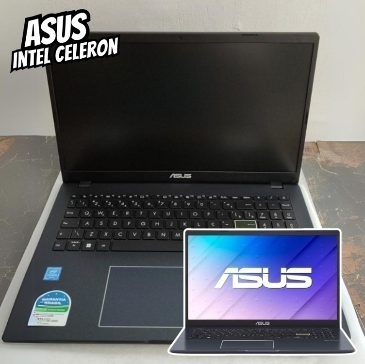 Notebook ASUS E510MA, Intel Celeron Dual Core, 4GB, 128GB EMMC, Windows 11 Home, Tela de 15,6″, Black – E510MA-BR1347WS