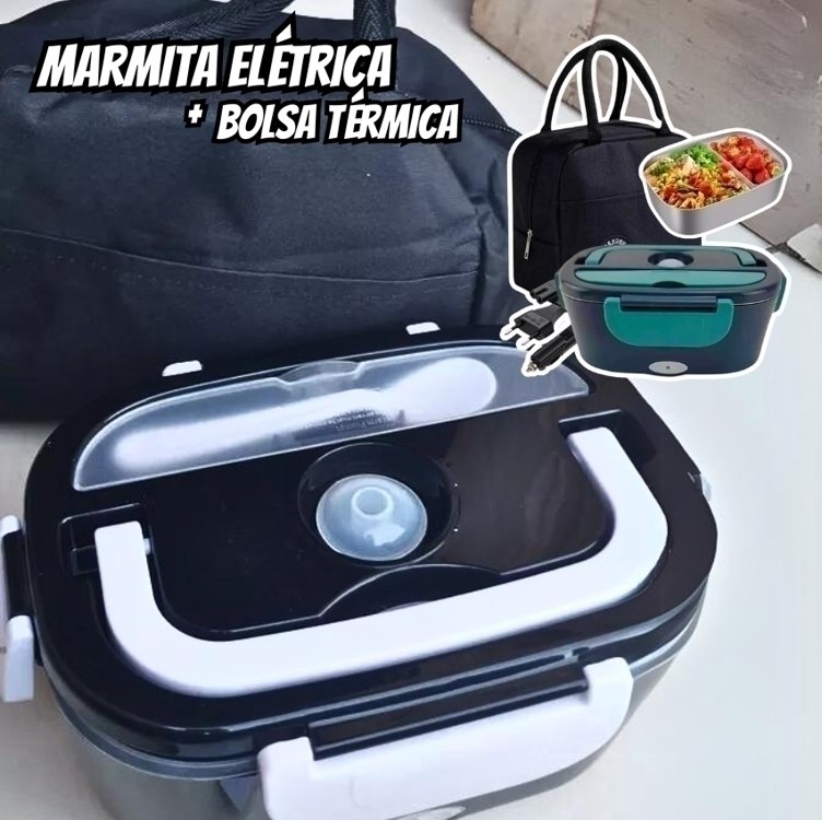 Marmita Elétrica Veicular Carro Casa Bivolt 12v/24v 110/220v