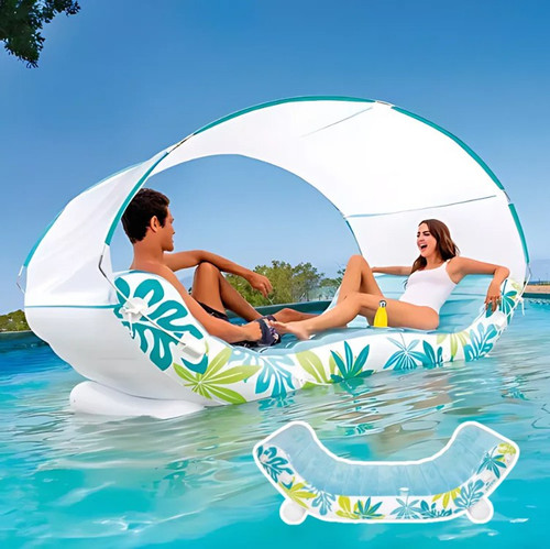 Boia Intex Inflável 2 Lugares C Toldo Removível P Piscina.jpg