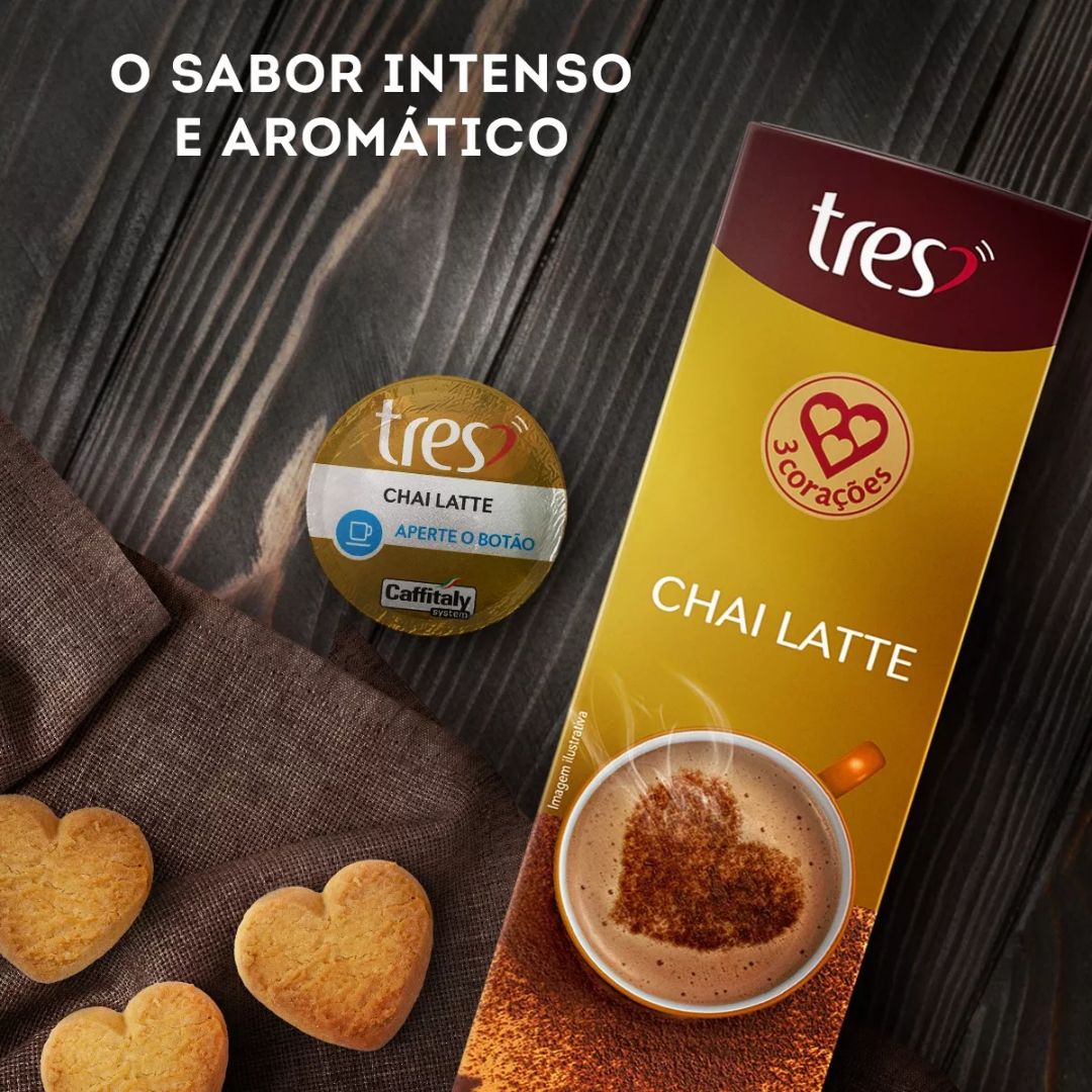 3 Corações Cápsula Chai Latte TRES – 10 Unidades