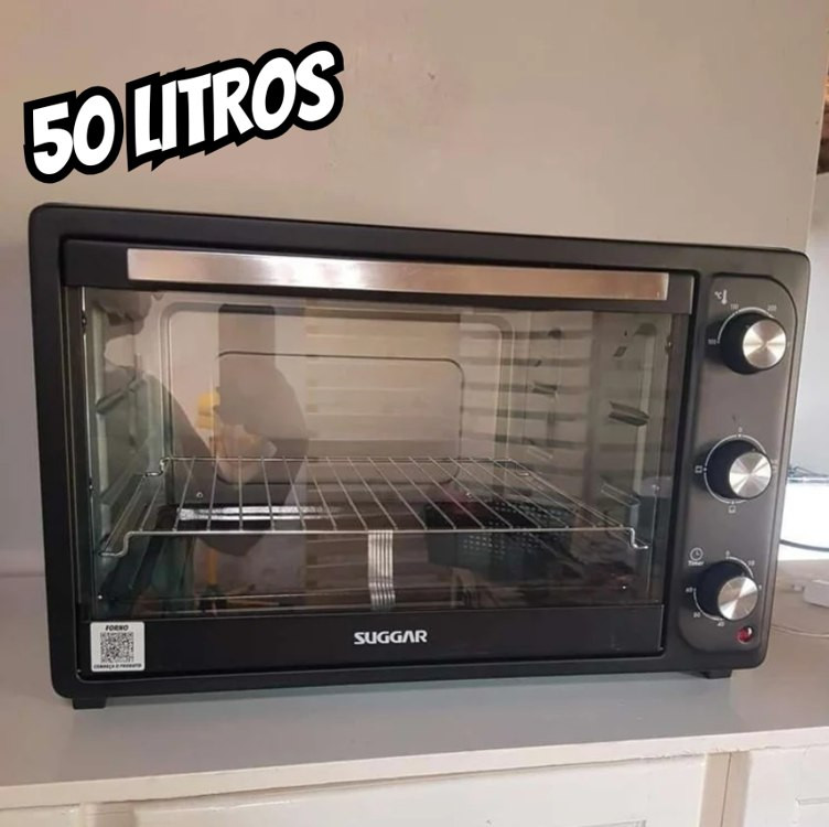 Forno de bancada elétrico Suggar FE501 50L preto 127V