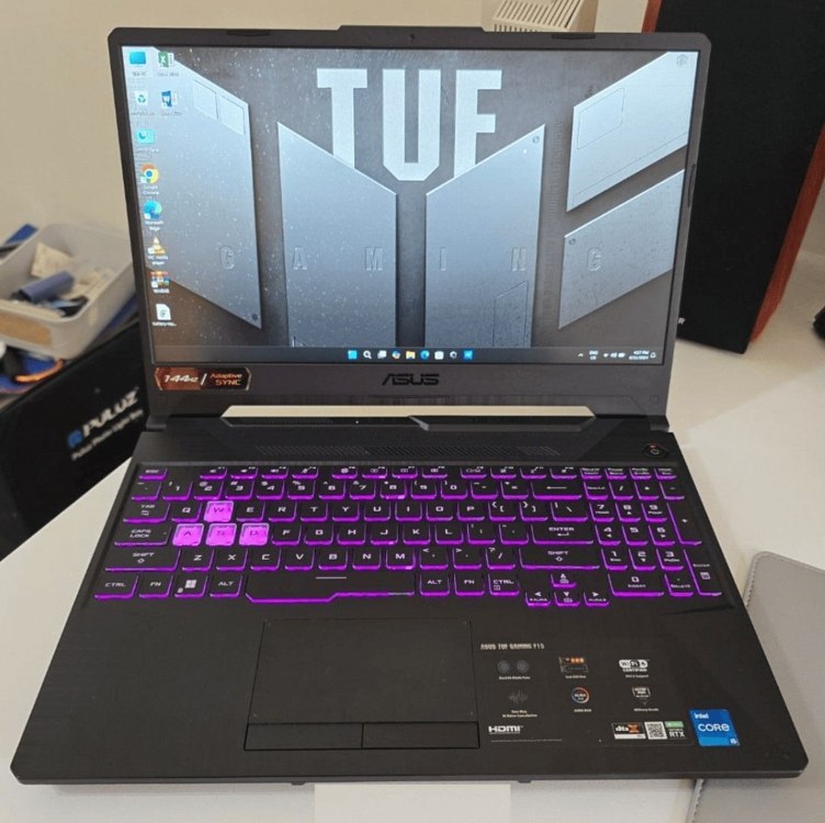 Notebook Gamer ASUS TUF Gaming F15 FX507ZC4 RTX 3050 Intel Core i5 12500H 8Gb Ram 512Gb SSD Linux KeepOS Tela 15,60″ 144Hz Gray – HN100