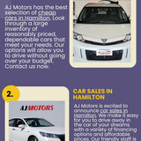 Best Deals on Cheap Cars in Hamilton AJ Motors