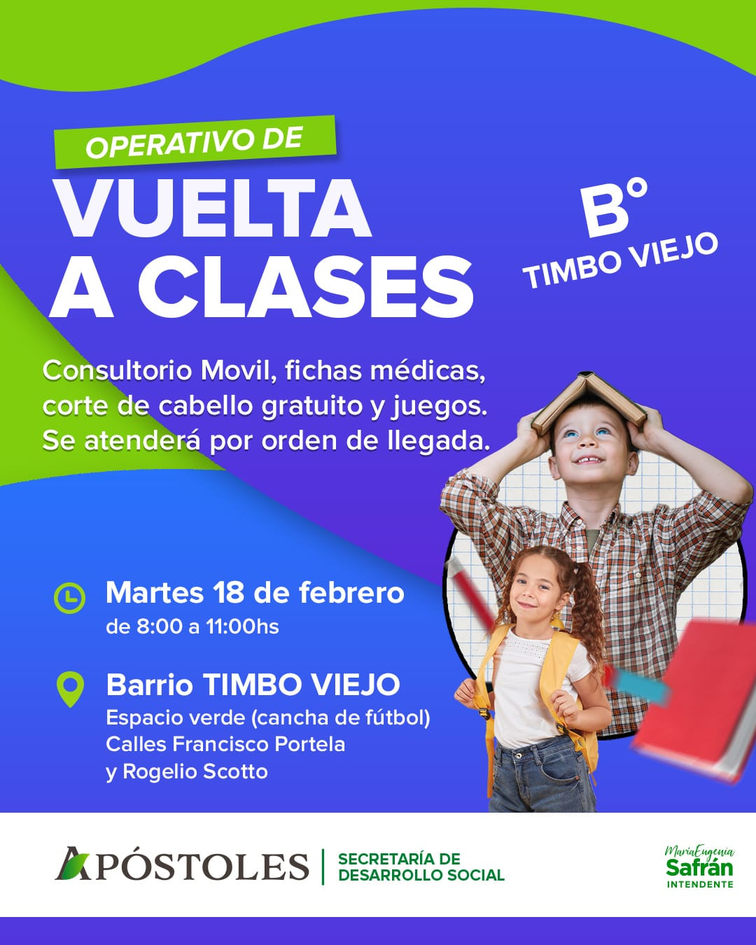 Apóstoles continua la preparación para la vuelta a clases