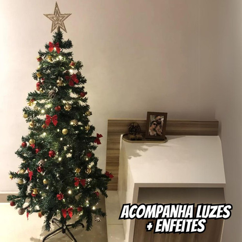 Árvore Natal Verde Decorada Completa 1,50m Luxo 300 Galhos.jpg